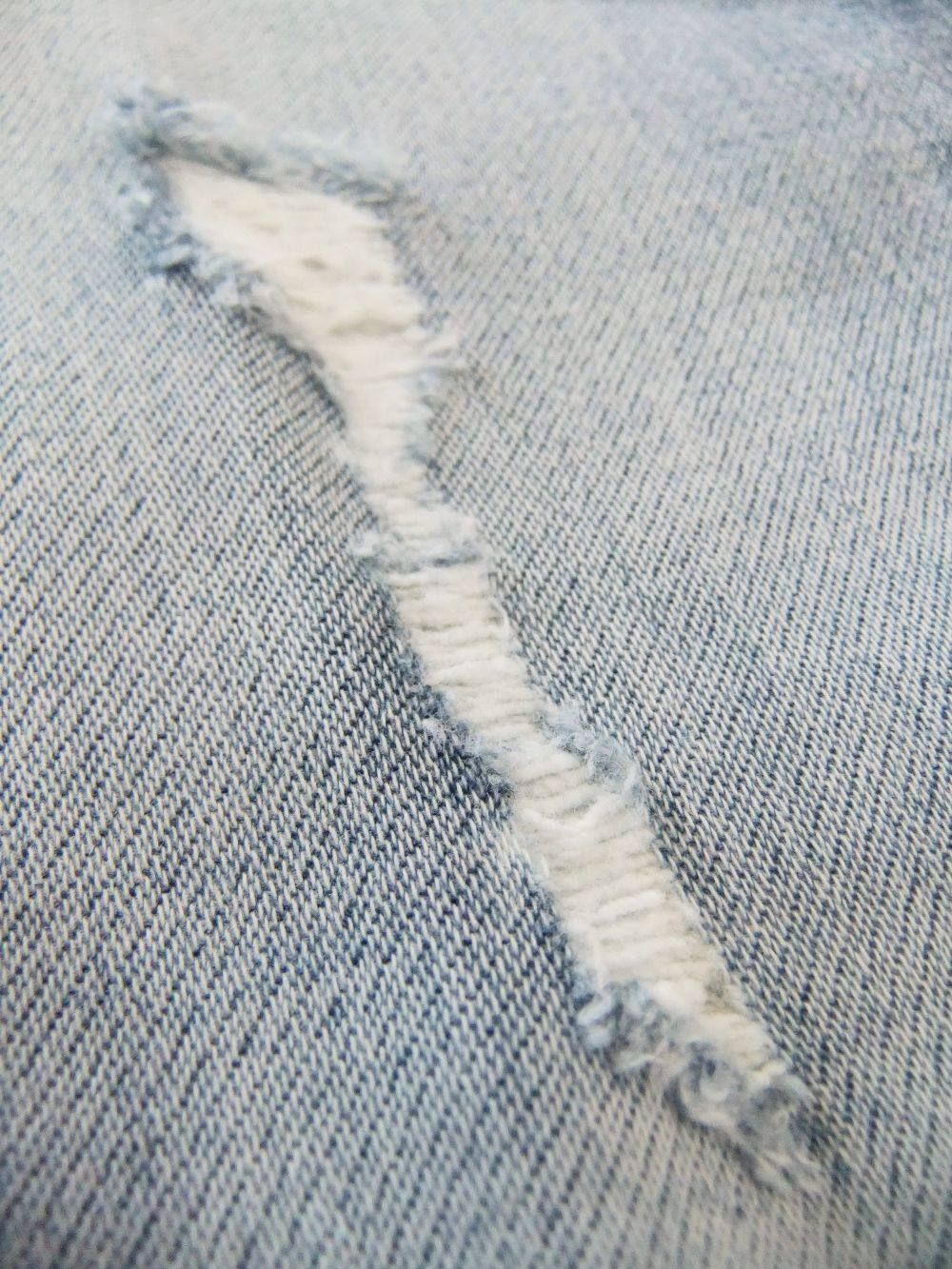 ジャージーデニム ダメージパンツ  JERSEY EASY DENIM PANT