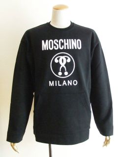 MOSCHINO ダブル・クエスチョンマーク コットンスウェット