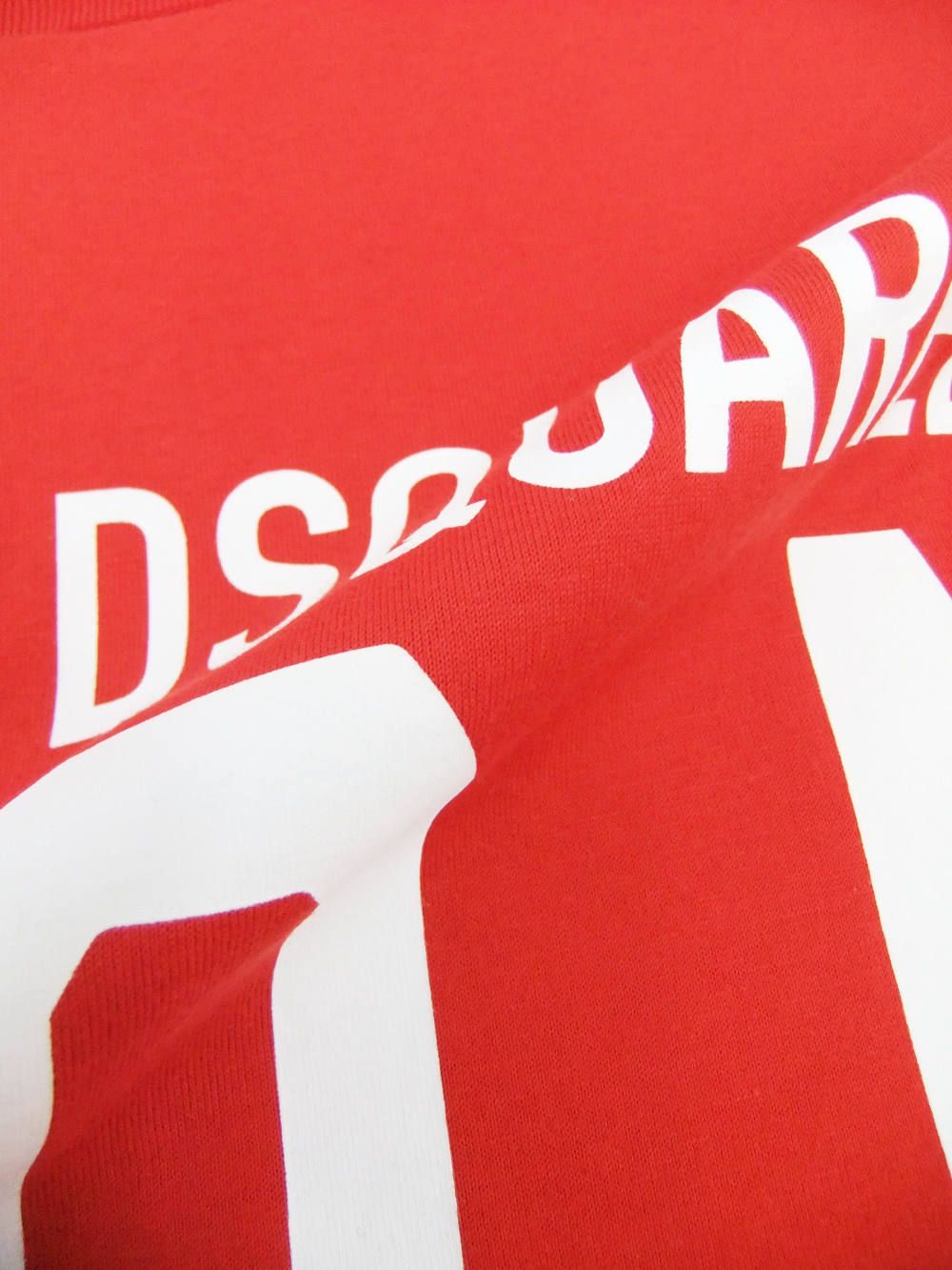 D2 ロゴプリント T-SHIRT  ( レッド ) S79GC0001
