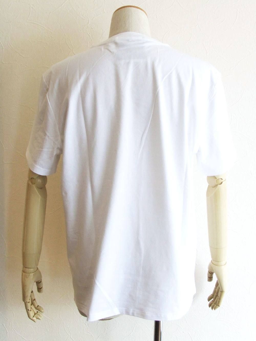 MOSCHINO ダブル クエスチョンマーク コットン Tシャツ ( WHITE )