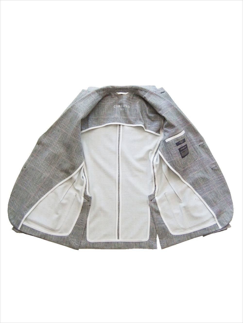 チェック柄ジャージージャケット  JERSEY JACKET   260618