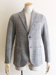 チェック柄ジャージージャケット  JERSEY JACKET   260618