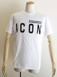 D2 ロゴプリント T-SHIRT  ( ホワイト ) S79GC0001