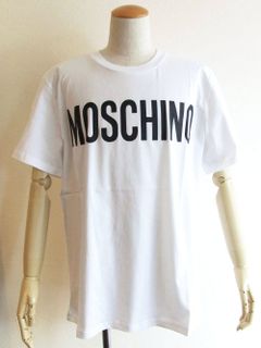 MOSCHINO ロゴ コットン Tシャツ ( WHITE )
