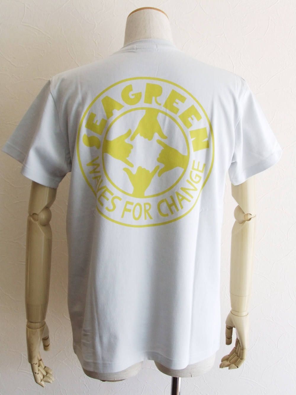 Seagreen × Wave for change コラボ T-シャツ ( グレー )  MSG20S8165