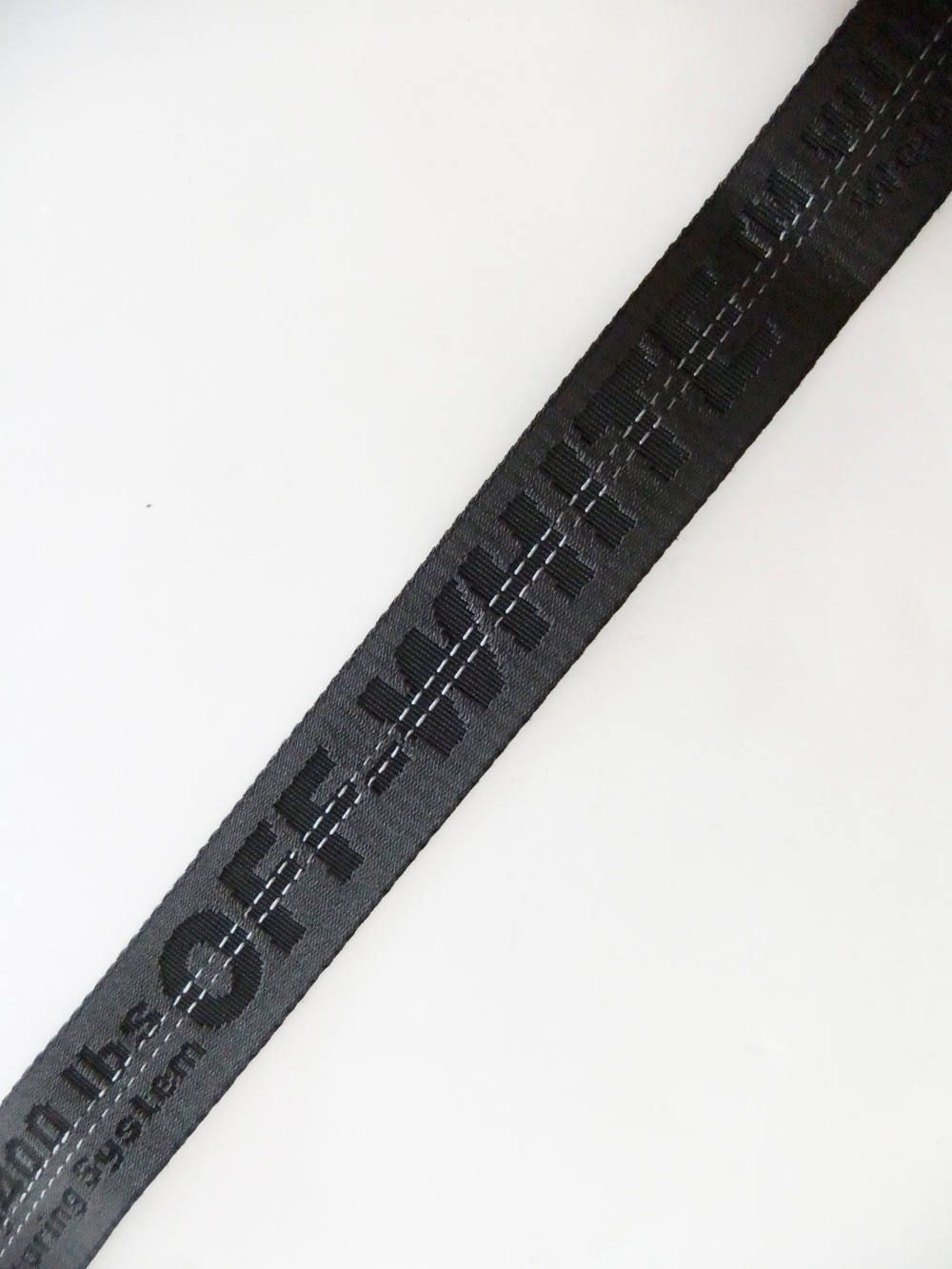 CARRYOVER INDUSTRIAL BELT  ( BLACK )  ロゴベルト