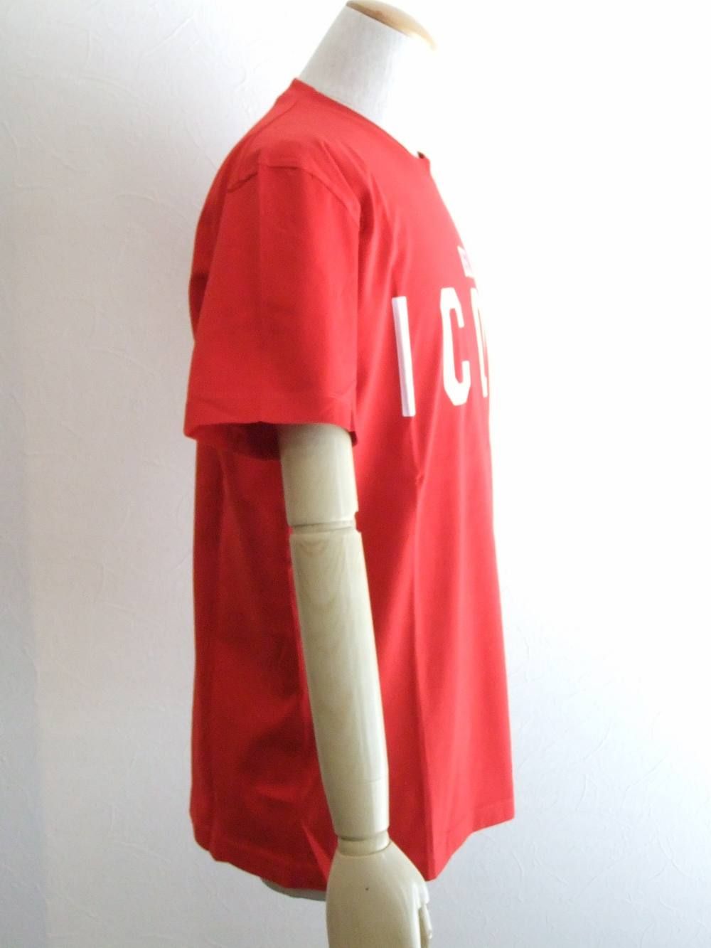 D2 ロゴプリント T-SHIRT  ( レッド ) S79GC0001