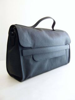NINA EGO マルカプント レザー ブリーフバッグ