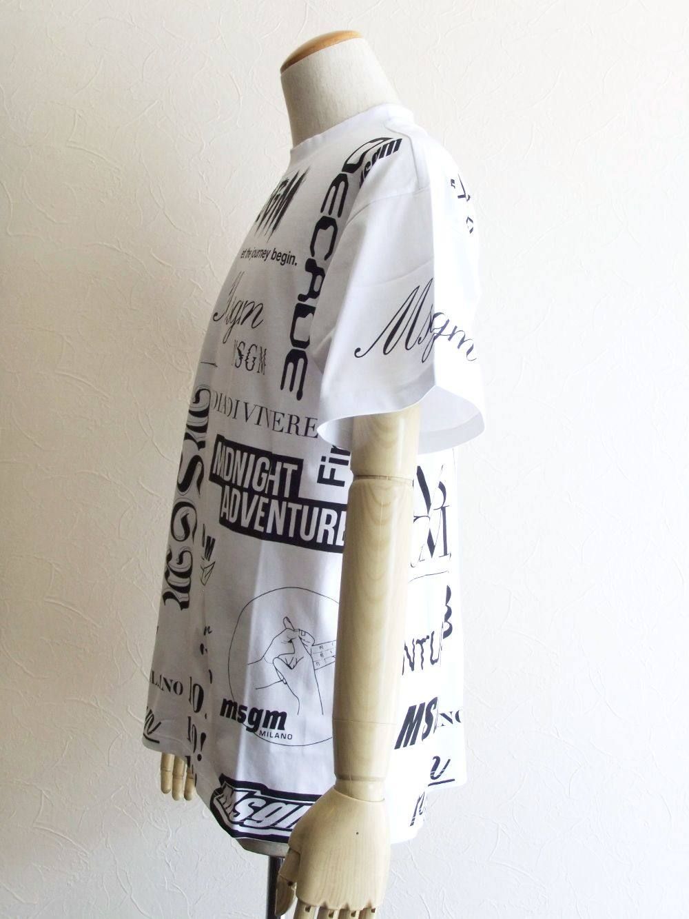LOGO  ロゴ  T-SHIRT  ( ホワイト )  2840MM101