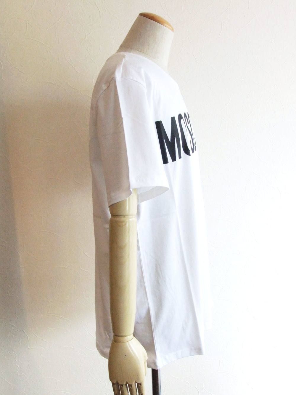 MOSCHINO ロゴ コットン Tシャツ ( WHITE )