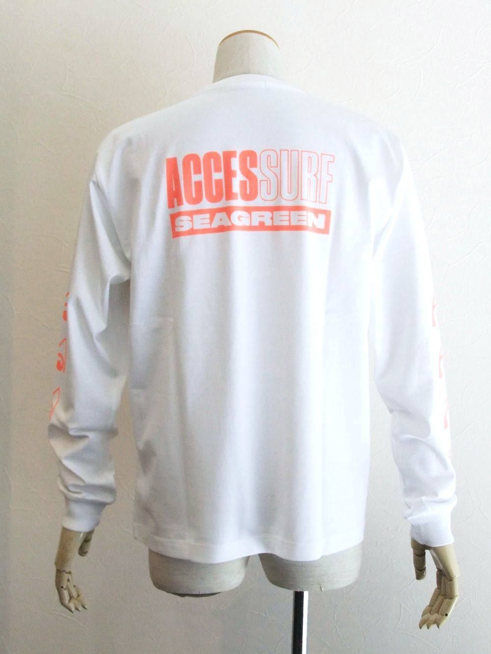 Seagreen × ACCES SURF  コラボ L/T-シャツ ( ホワイト )  MSG20S8164