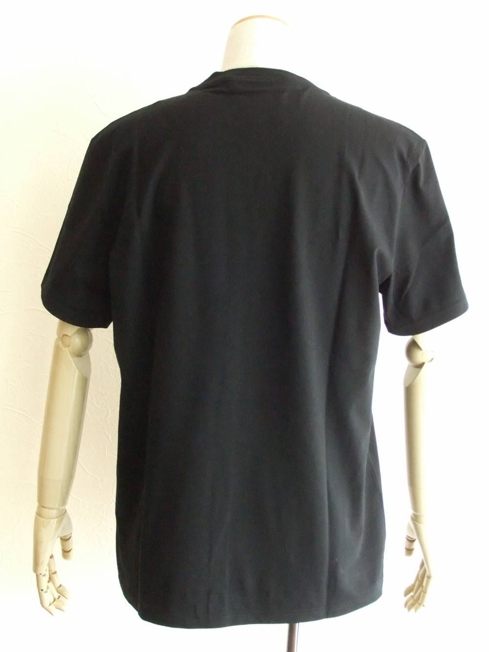 MOSCHINO  ダブル クエスチョンマーク コットン Tシャツ (BLACK)