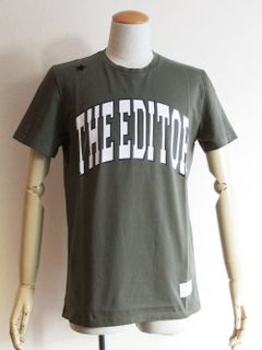 THE EDITOR  ロゴ Tシャツ ( カーキ )
