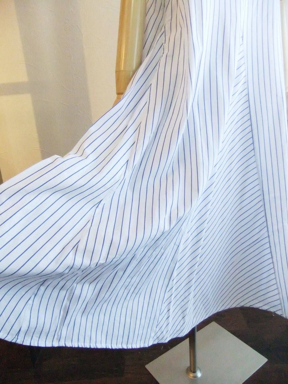 2枚重ね 2WAY ロングワンピース  (サックス)BB01-906