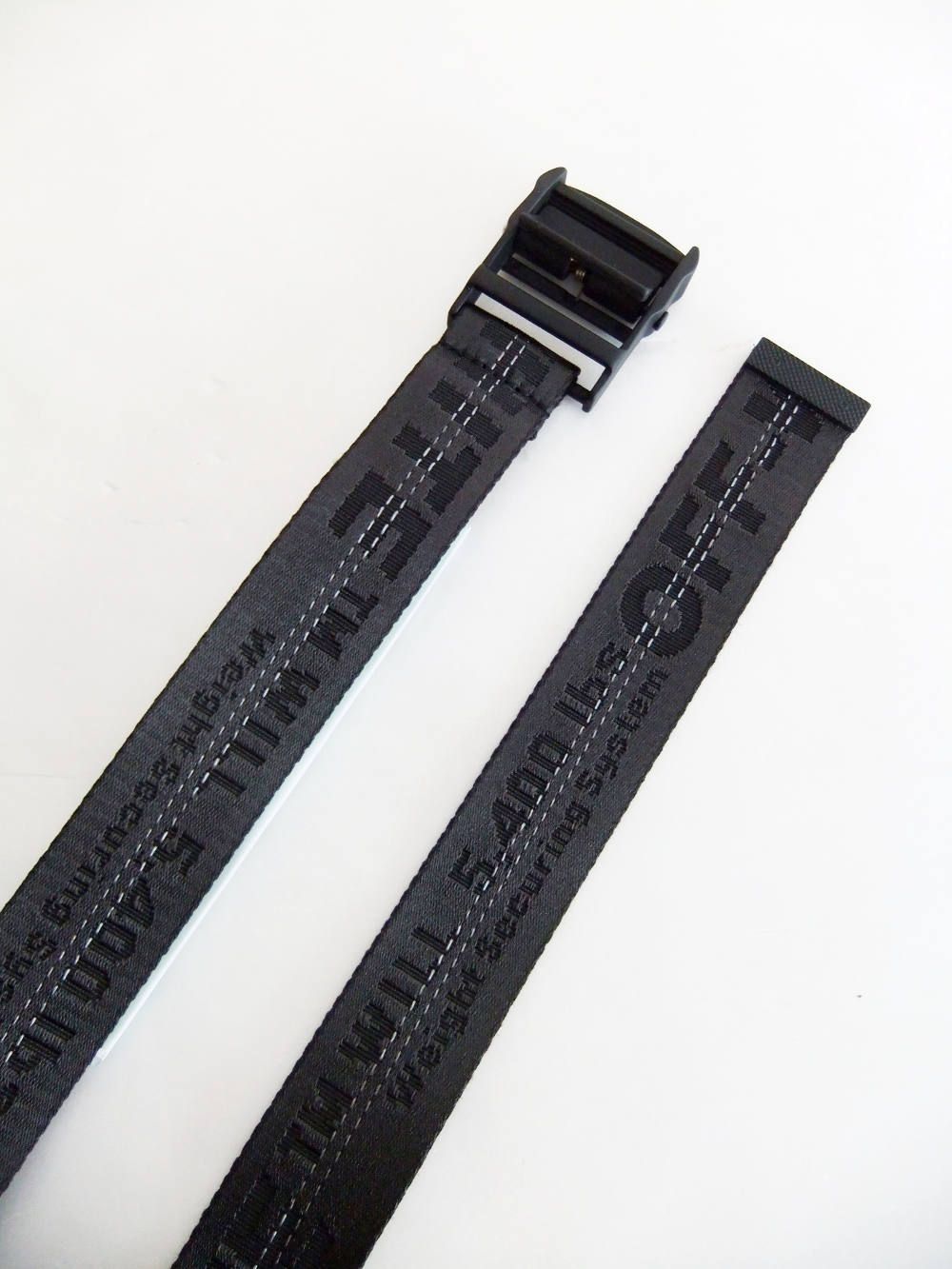 CARRYOVER INDUSTRIAL BELT  ( BLACK )  ロゴベルト