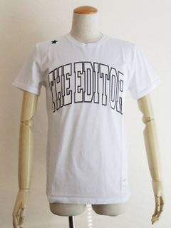 THE EDITOR  ロゴ Tシャツ ( ホワイト )