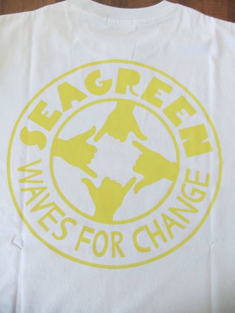 Seagreen × Wave for change コラボ T-シャツ ( グレー )  MSG20S8165
