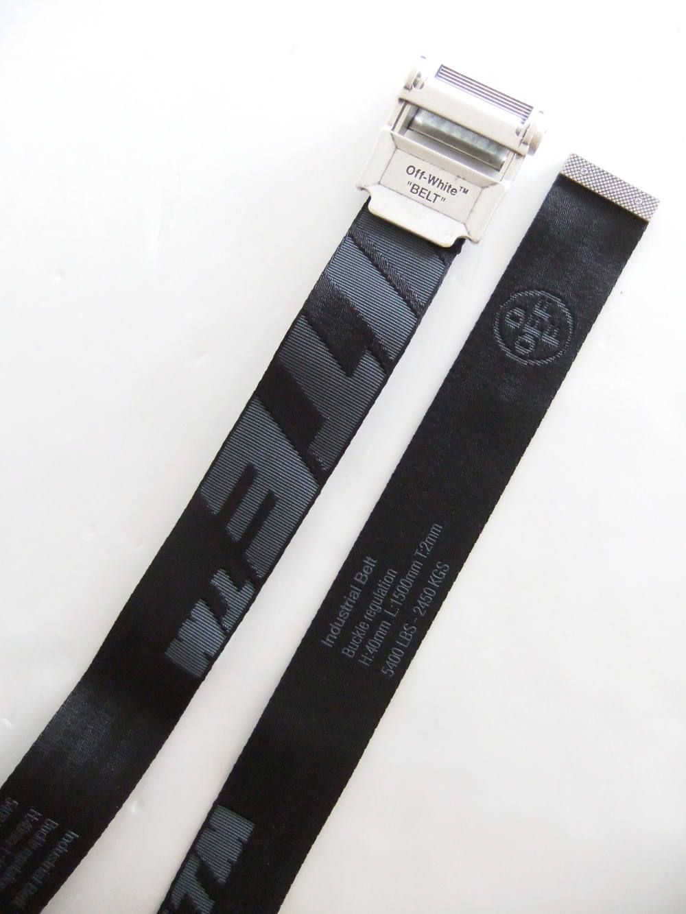 2.0 INDUSTRIAL BELT ( BLACK )  ロゴベルト