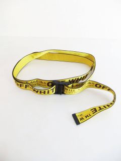 CARRYOVER INDUSTRIAL BELT  ( YELLOW )  ロゴベルト