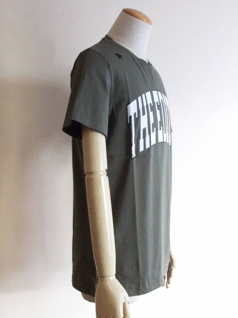 THE EDITOR  ロゴ Tシャツ ( カーキ )