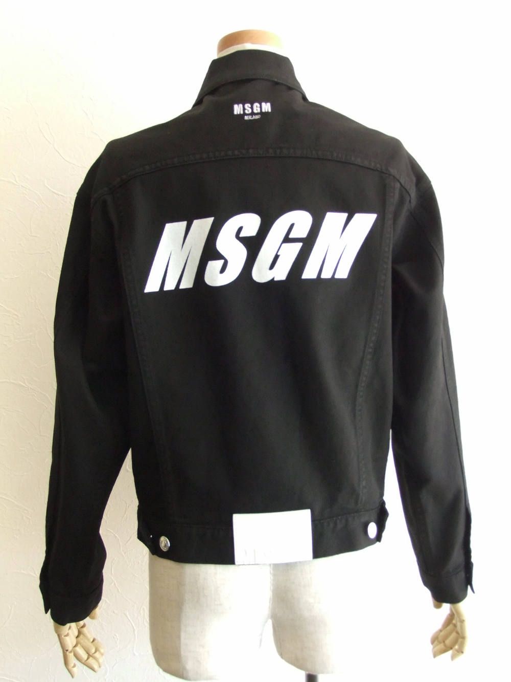 《LADIES》 MSGM ロゴ ブルゾン ( ブラック ) 2841MDH51T