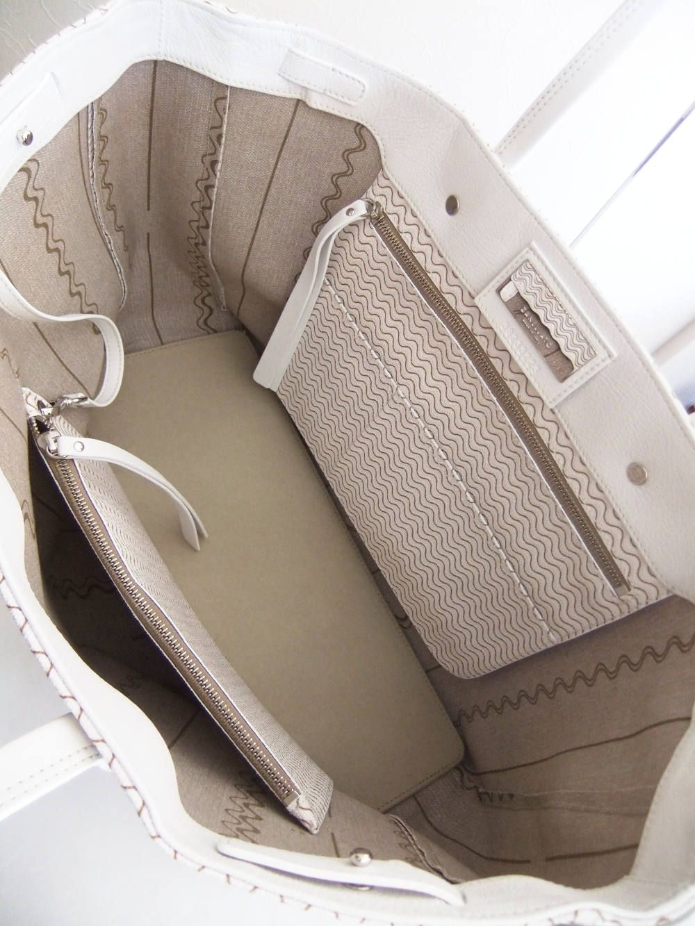 DUO GRAND TOUR BLANDINE GT   トートバッグ  Mサイズ ( ホワイト )