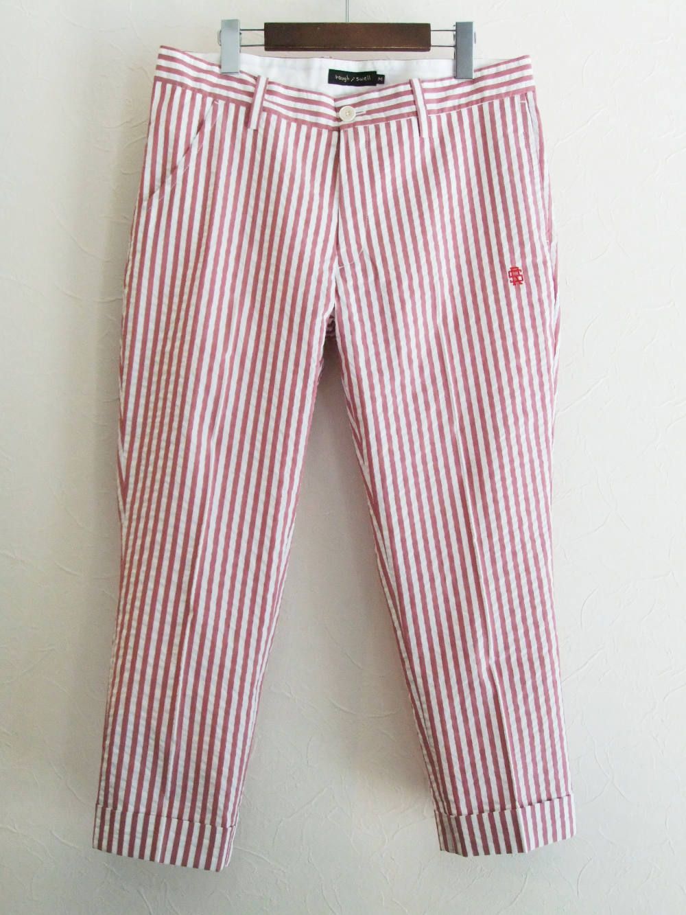 PENNSYLVANIA CROPPED  ストレッチクロップドパンツ ( レッド )