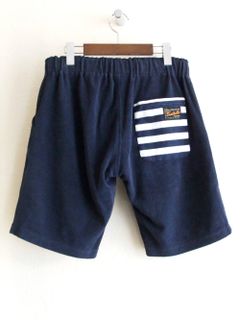 MALIBU SHORTS  ( ネイビー )   パイル ハーフパンツ