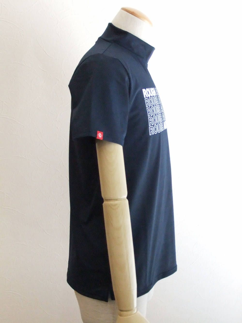 NYLON BAG MOCK  ( ネイビー ) モックネックポロシャツ