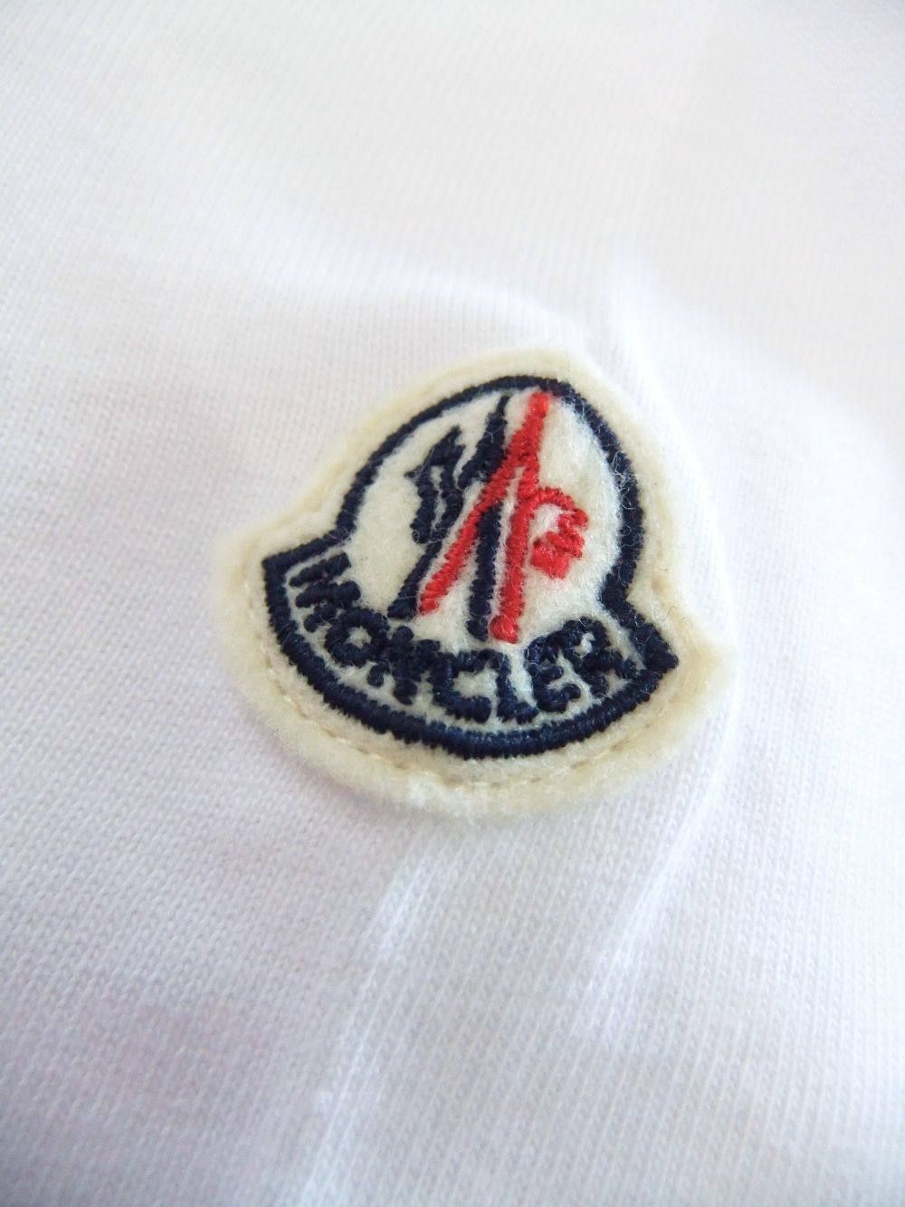 MONCLER ロゴ Tシャツ ホワイト MONCLER - 【MONCLER】モンクレールロゴ Tシャツ ホワイト の