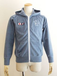 HUNTINGTON HOODIE   パイル ZIPフーディー ( ブルーグレー )