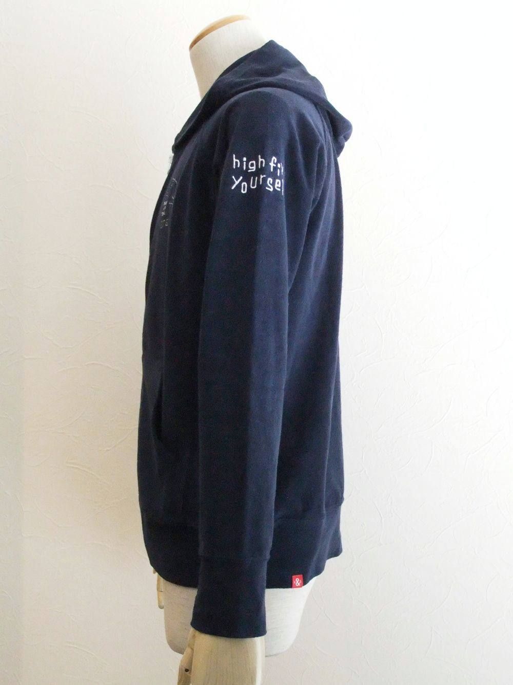 HUNTINGTON HOODIE   パイル ZIPフーディー ( ネイビー )