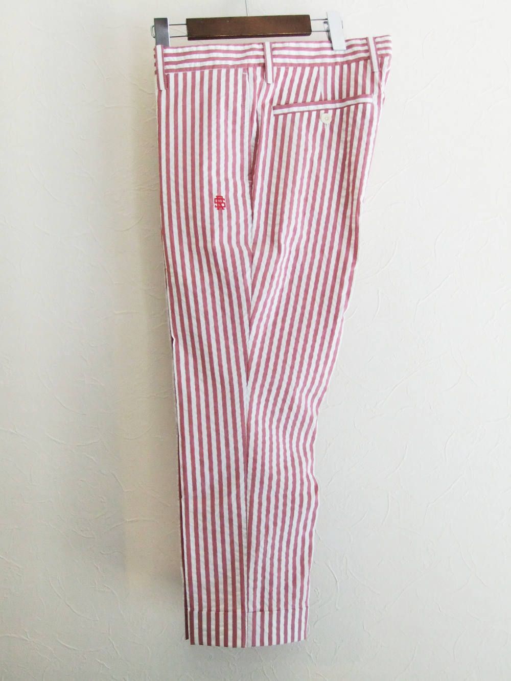 PENNSYLVANIA CROPPED  ストレッチクロップドパンツ ( レッド )
