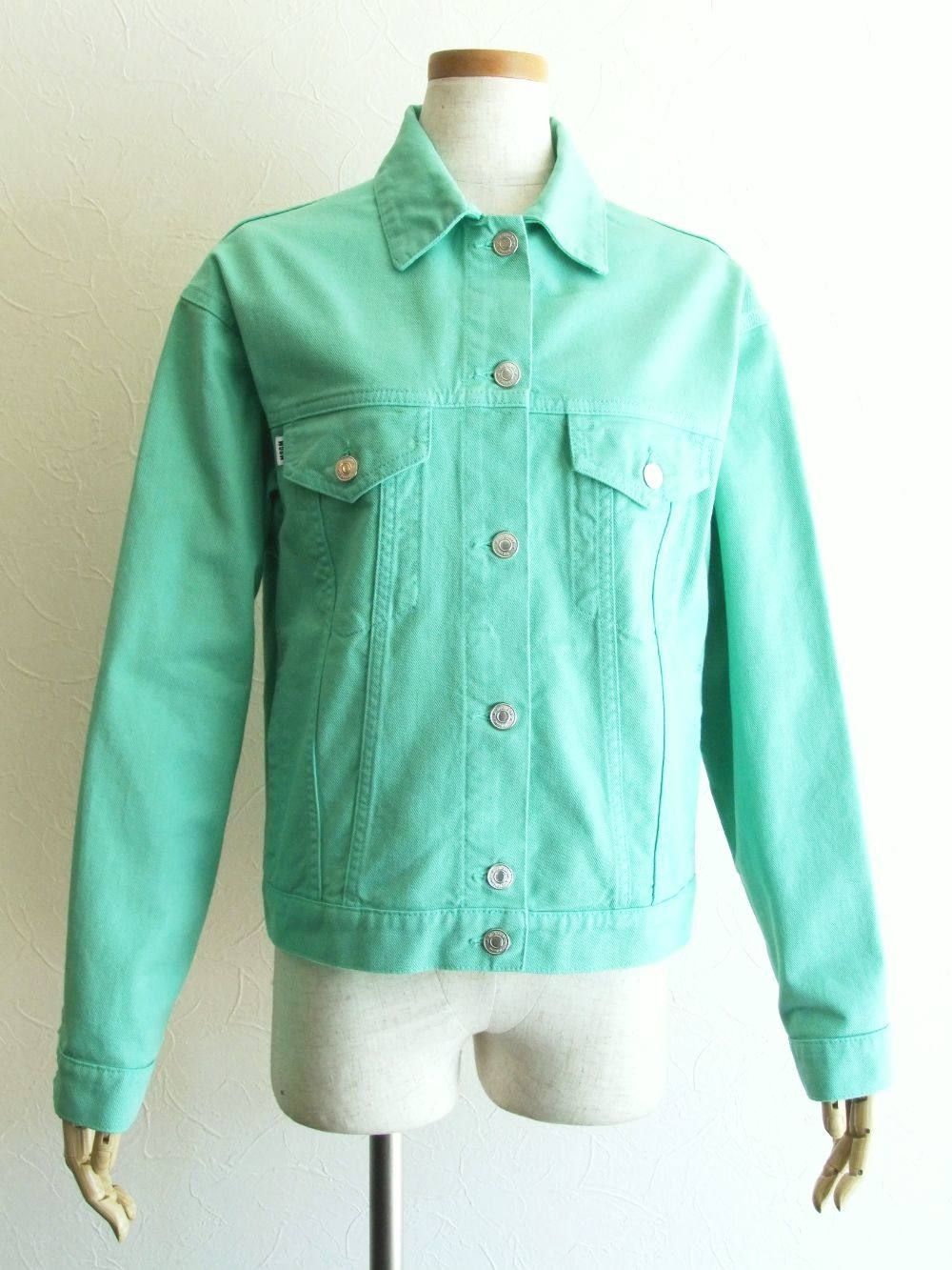 《LADIES》 MSGM ロゴ ブルゾン ( ミントグリーン ) 2841MDH51T