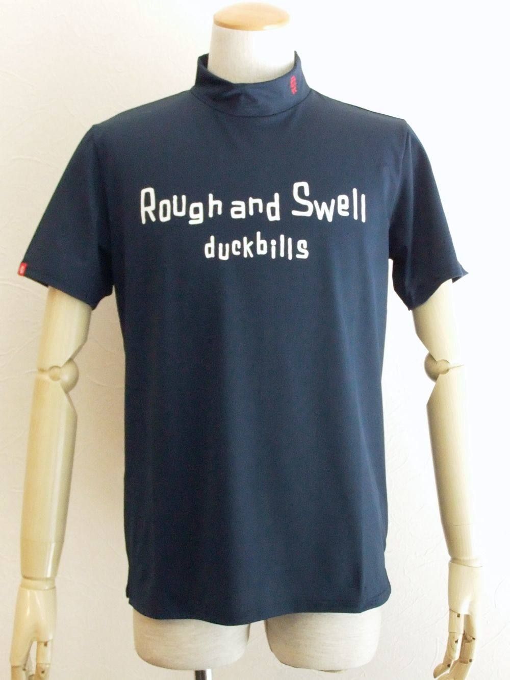 rough & swell - RS MOCK ( ネイビー ) モックネックポロシャツ | 4.444glad