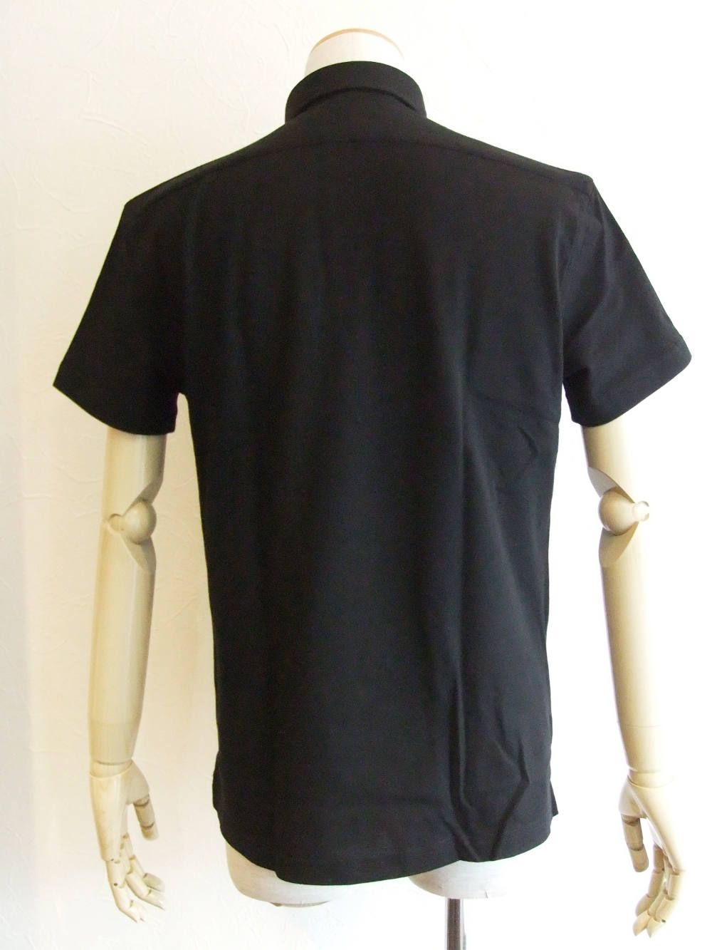 鹿の子 S/S ポロ  ( ブラック ) TS/PC207-501500