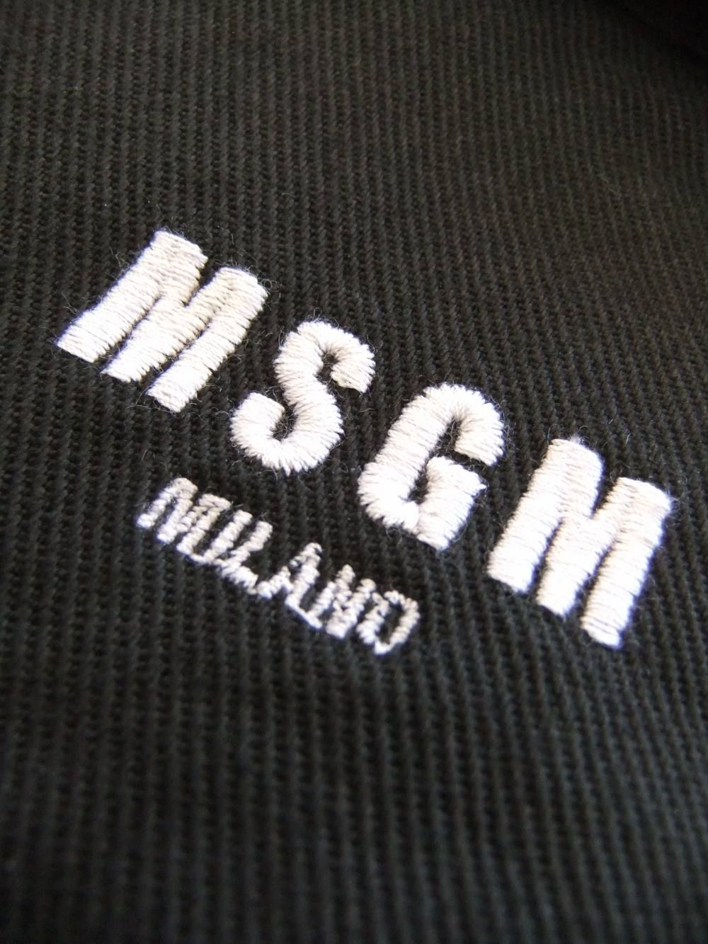 《LADIES》 MSGM ロゴ ブルゾン ( ブラック ) 2841MDH51T