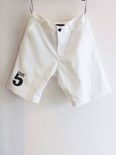 NO.5 SHORTS  ストレッチ ハーフパンツ ( ホワイト )