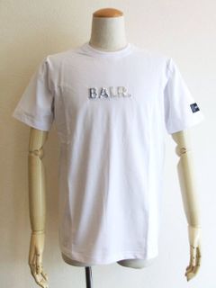 EMBOSSED STRAIGHT T-SHIRT ( ホワイト ) ロゴ T-SHIRT