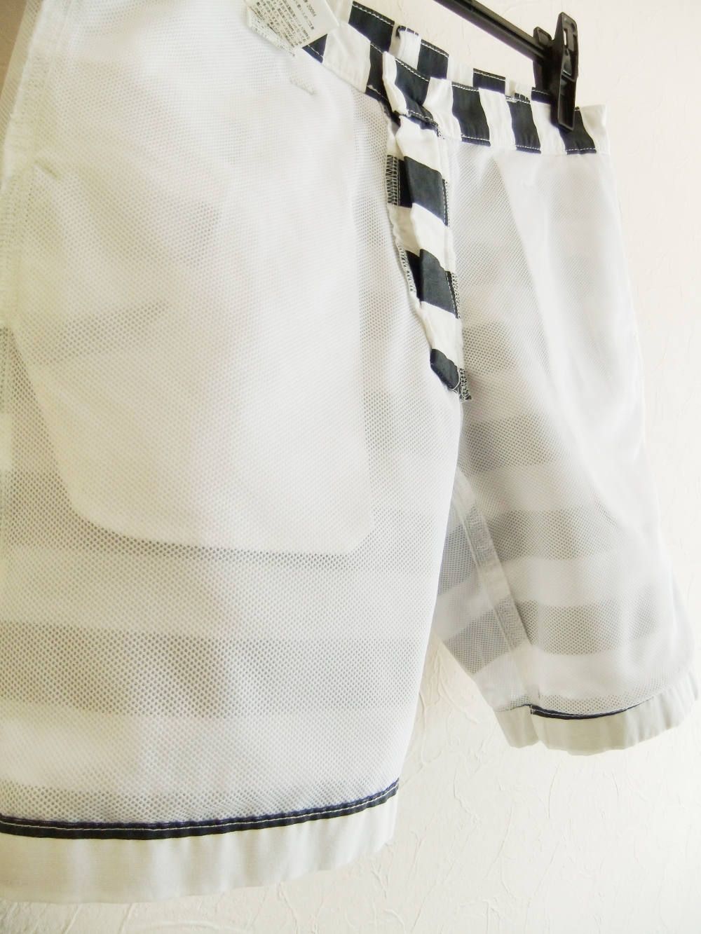 ZEBRA SHORTS  ( 太ボーダー ) ストレッチ ハーフパンツ