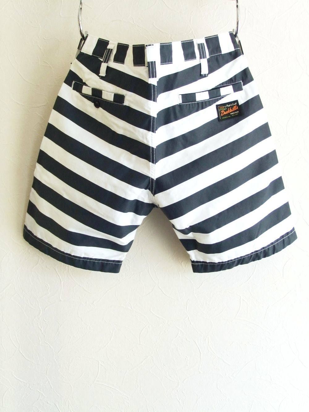 ZEBRA SHORTS  ( 太ボーダー ) ストレッチ ハーフパンツ