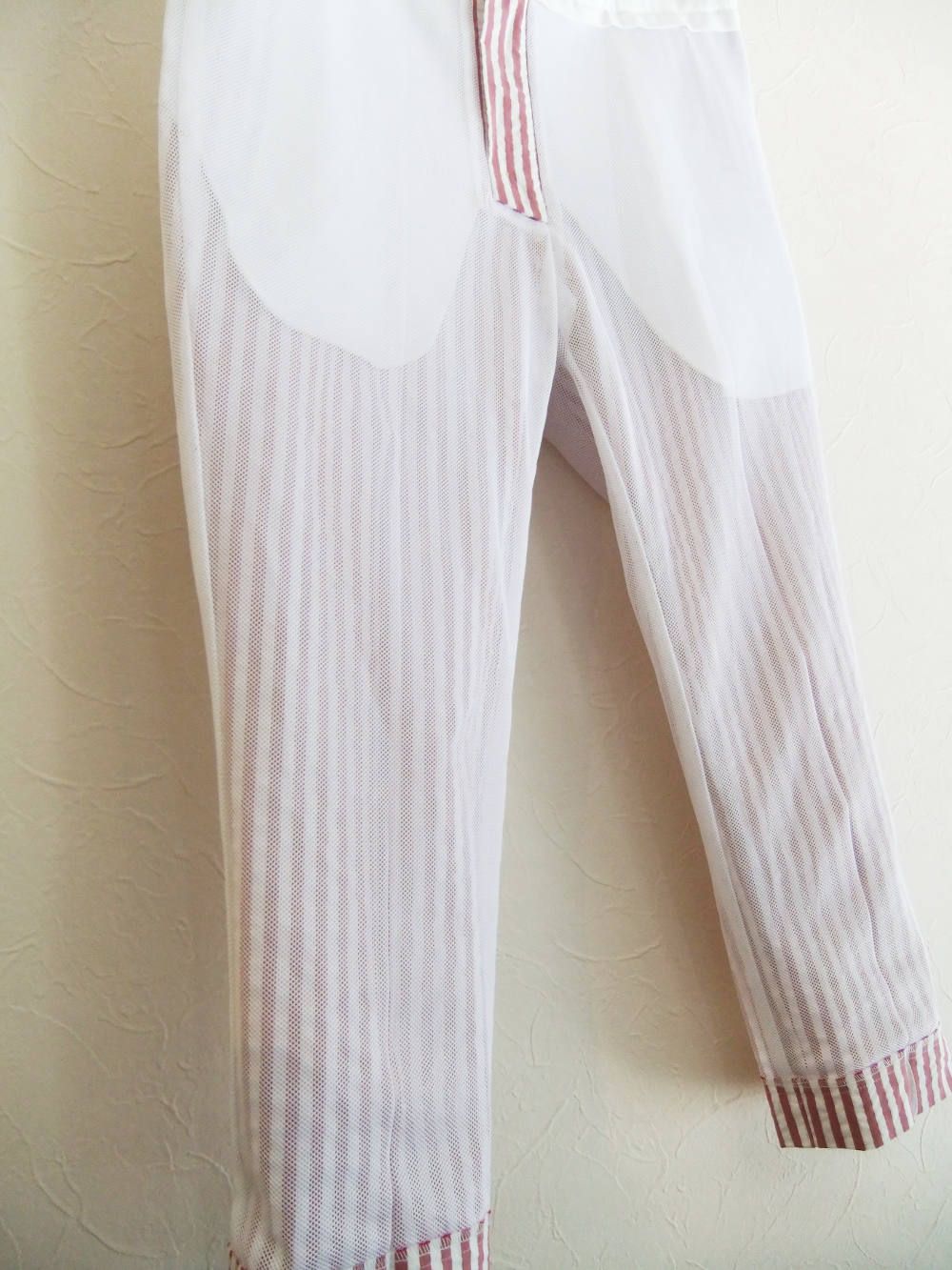 PENNSYLVANIA CROPPED  ストレッチクロップドパンツ ( レッド )