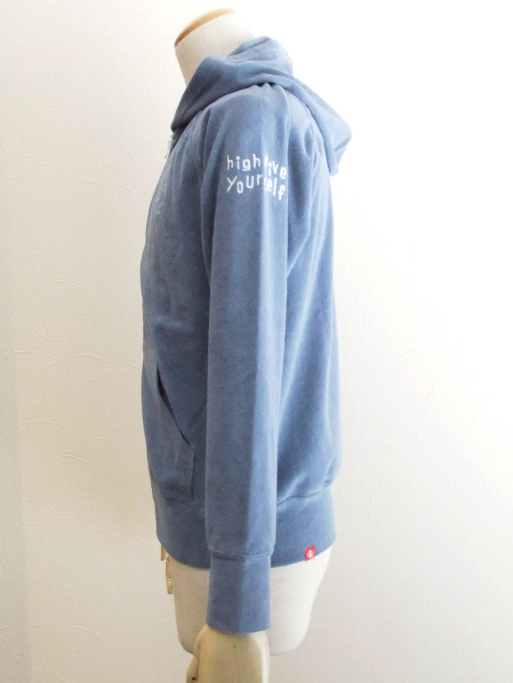 HUNTINGTON HOODIE   パイル ZIPフーディー ( ブルーグレー )