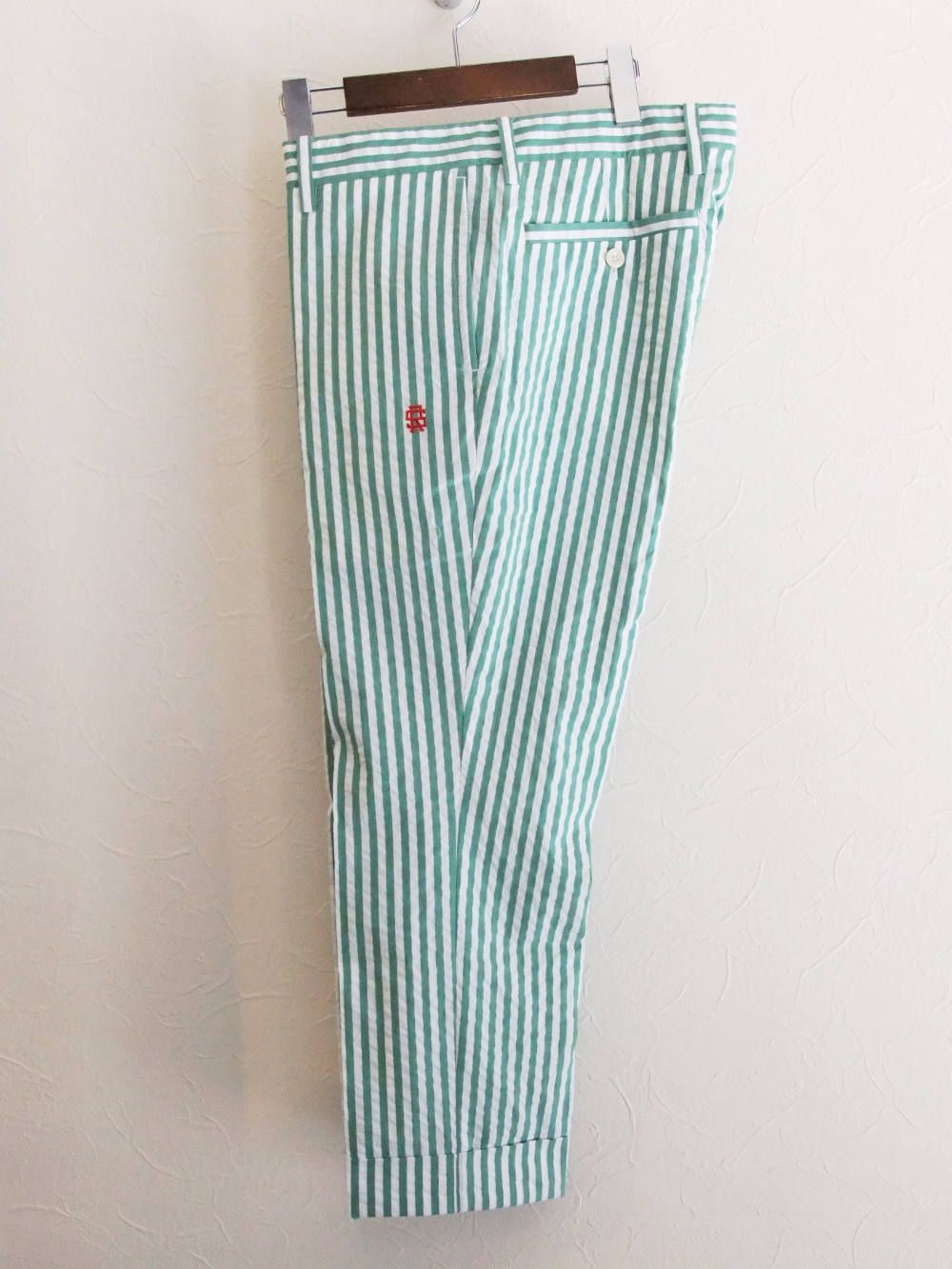 PENNSYLVANIA CROPPED  ストレッチクロップドパンツ ( グリーン )