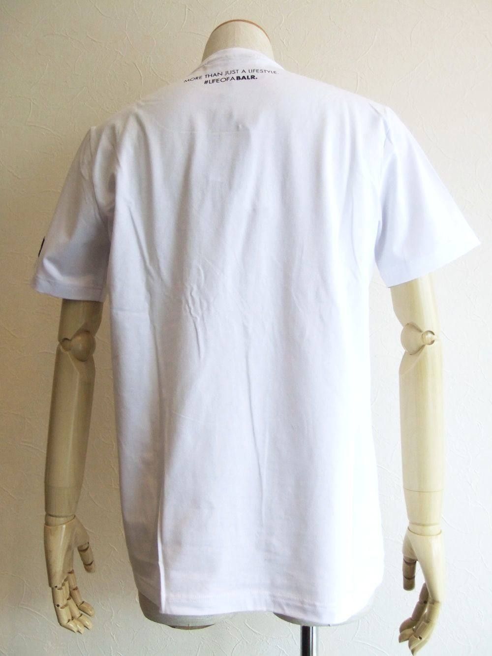 EMBOSSED STRAIGHT T-SHIRT ( ホワイト ) ロゴ T-SHIRT