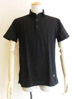 鹿の子 S/S ポロ  ( ブラック ) TS/PC207-501500