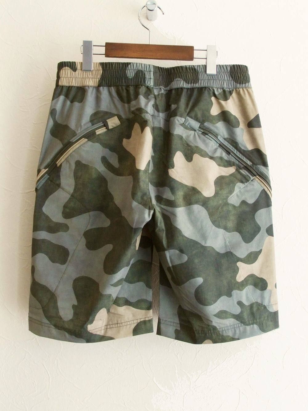 PRO-TEK LENS CAMOUFLAGE POCKET SHORTS  ナイロン カモフラ柄 ハーフパンツ    08CMBE269A