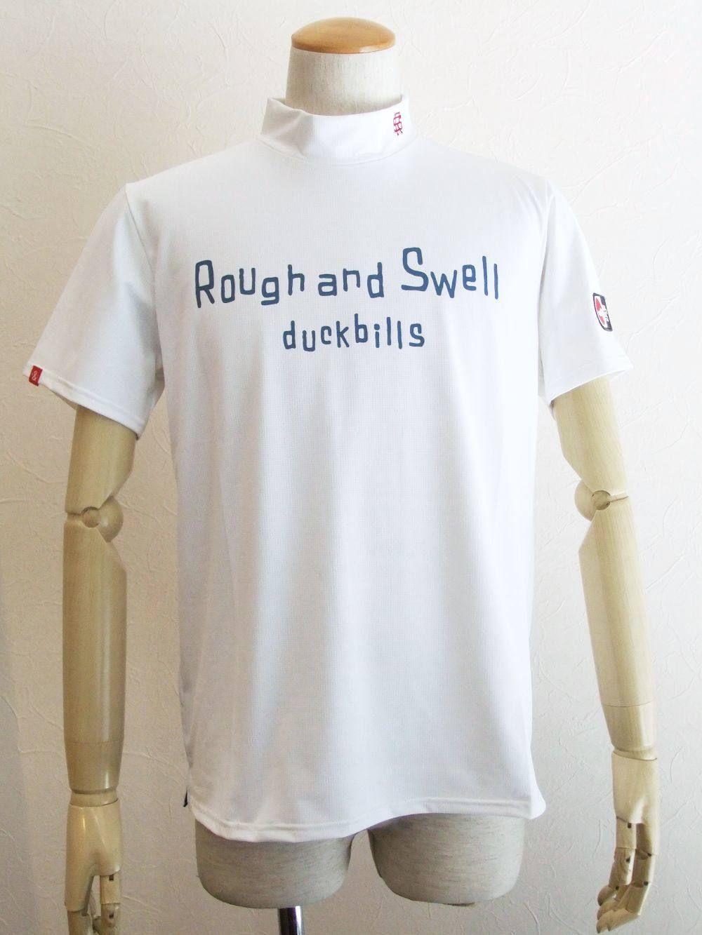 rough & swell - RS MOCK ( ホワイト ) モックネックポロシャツ