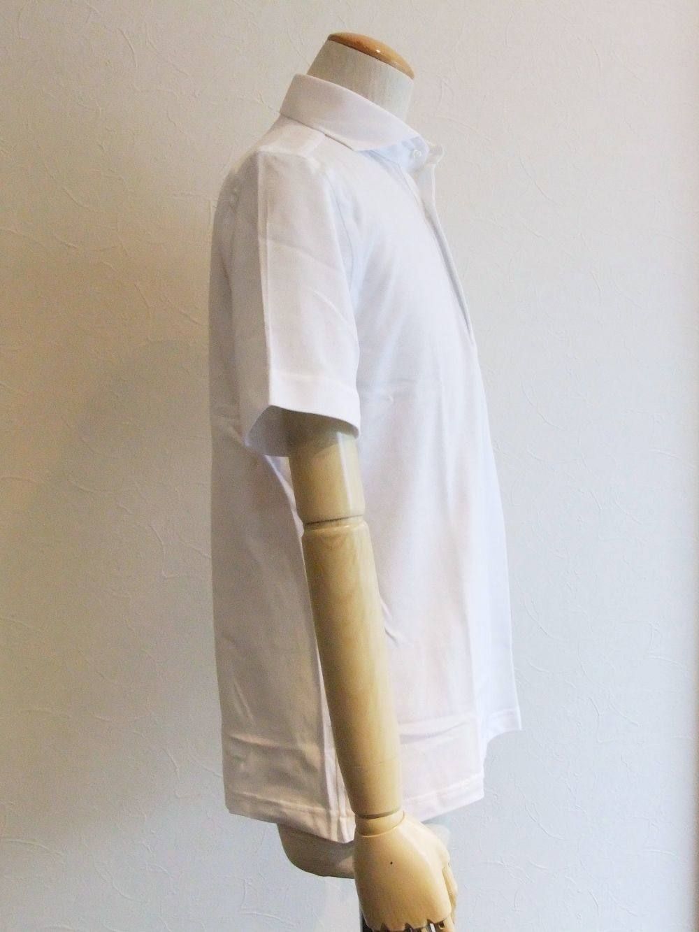 鹿の子 S/S ポロ  ( ホワイト ) TS/PC234-591500