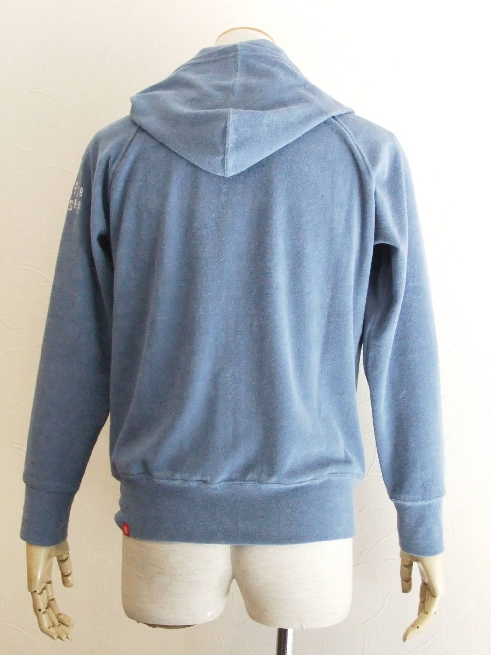 HUNTINGTON HOODIE   パイル ZIPフーディー ( ブルーグレー )